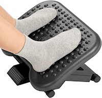 REPOSAPIÉS ERGONÓMICO AJUSTABLE EN 3 POSICIONES